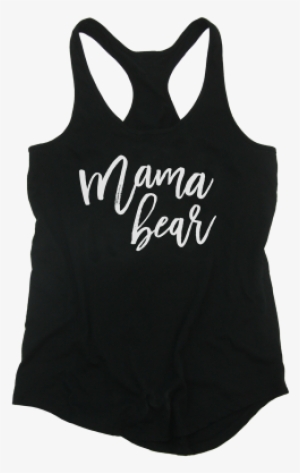 Mama Bear Tank - Bear O-neck Long Sleeve T-shirt Casual Women Color