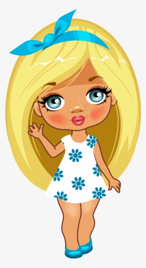 Shopkins Clipart Cartoon - Dibujos De Muñecas Rubias