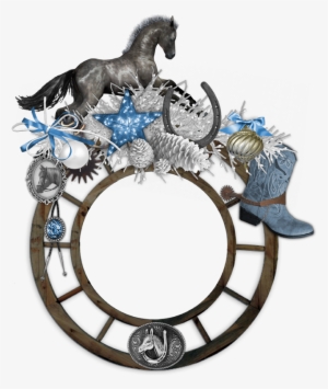 Digital Scrapbook Cluster Frame Freebie - Cluster Scrapbook Photo Frame Png