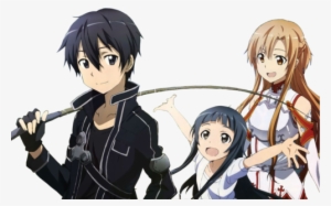 Sword Art Online, Kirito, And Asuna Image - Kirito And Asuna And Yui