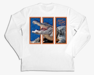 Kids Sun Shirt Men's Ls Spf50 Gator Tri - Swordfish