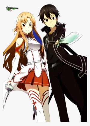 Sword Art Online Kirito And Asuna Render Download - Sword Art Online Kirito