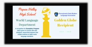 Welcome To The World Language Department At Pvhs - Golden Globe Icon