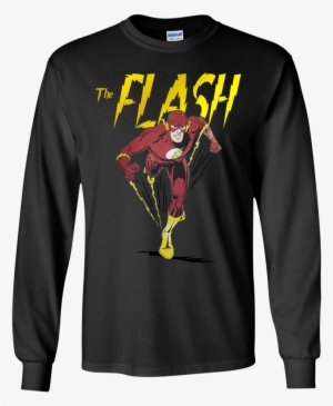 Flash Classic Barry Allen Dash Men's T Shirt G240 Gildan - Dc Comics Super Heroes: The Filmation Adventures, Vol.