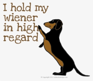 Holding My Wiener - Hold My Wiener Dog Beach Towel