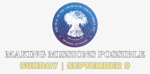 Cogic Is Now In 87 Countries Around The World - Emblem