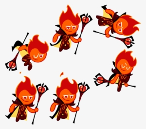 Fire Spirit Cookie - Portable Network Graphics