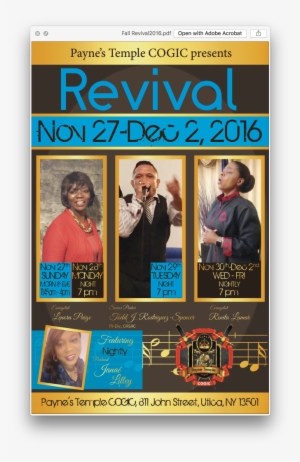 Various Projects - Flyer