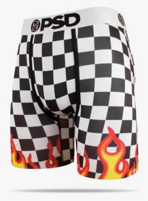 Checker Flames - Vestidos Em Poas Branco