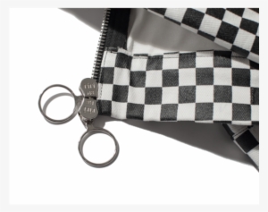 Checkerboard Denim Trucker Jacket - Jogo De Xadrez Gigante