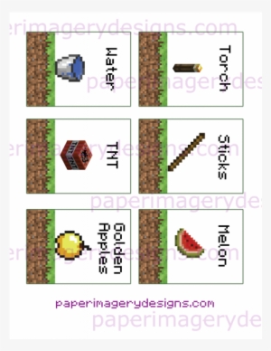 Fish Taco Clipart Minecraft - Minecraft Food Labels Water