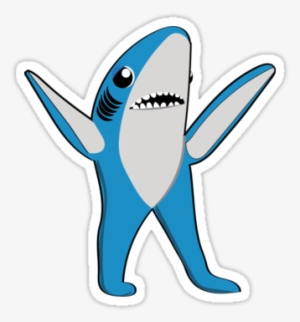 "left Shark " Stickers By Joserubio - Left Shark Cartoon