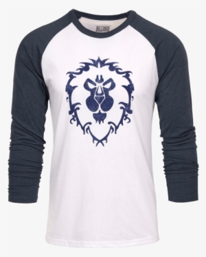 World Of Warcraft Alliance Heather Raglan Shirt - World Of Warcraft Alianza