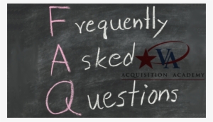 Faq On Chalkboard - Faq