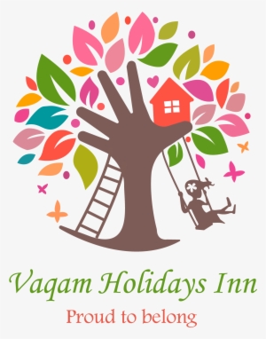 Happy Holidays Round Car Magnet