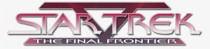 Star Trek V The Final Frontier Movie Logo - Star Trek V The Final Frontier Title