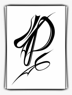 Podium "sharp" Logo Design - Calligraphy