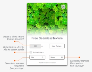 It Generates With Just One Click A Seamless Pattern - Special Effects
