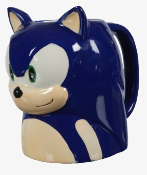 Sonic The Hedgehog - Sonic The Hedgehog - Head Molded 16oz Mug