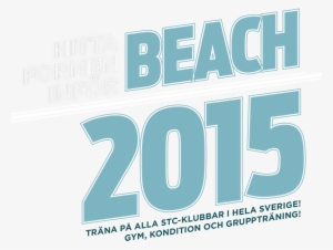 Stc Beach 2015 Text Mob - Poster