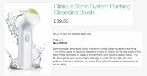 For A Limited Time Only Clinique Sonic System Purifying - Clinique Sonic System Purifying Cleansing Brush - White