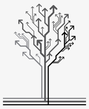 Decision-tree - Circuit Board Tree Pattern