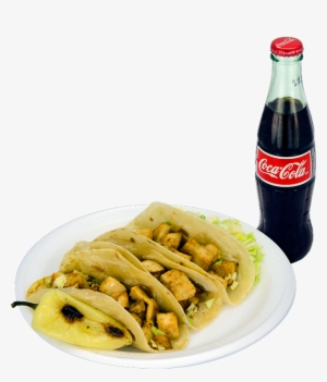 3 Chicken Tacos Any Drink - Fast Food