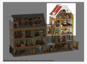 Accurate Illustration Developed With The Researchers - Anne Frank Home