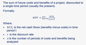 07 Project Investment Decision-making Criteria Using - List In Steps