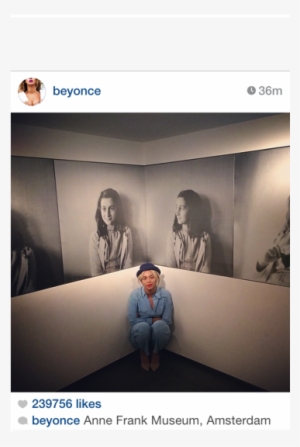 Photo - Beyonce Anne Frank House