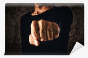 Hand With Clenched Fist - Tatouage Hate