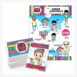 Anger Alert Card Game - Anger Alert! Set Of 2 Posters