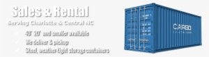 Charlotte Nc Area Shipping Containers For Sale And - Canvas Print