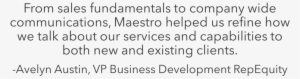 Maestro Group's Research-backed Advise And Training - Coupon