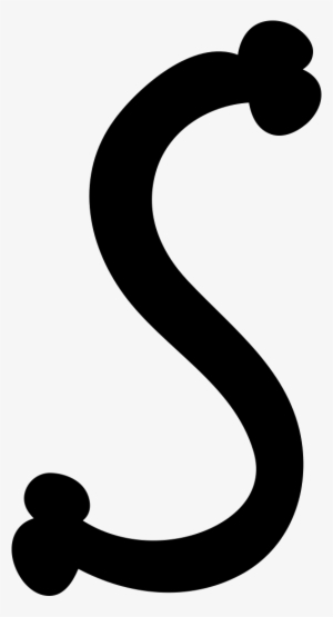Letter S Of Filled Bones Halloween Typography Comments - Halloween S Letter