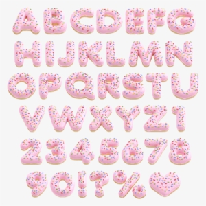 Bakery Typography Pink Font - Typeface