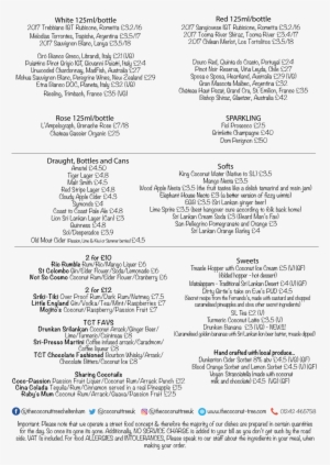 20181001 Cheltenham Menu-02 - Fish Market Menu
