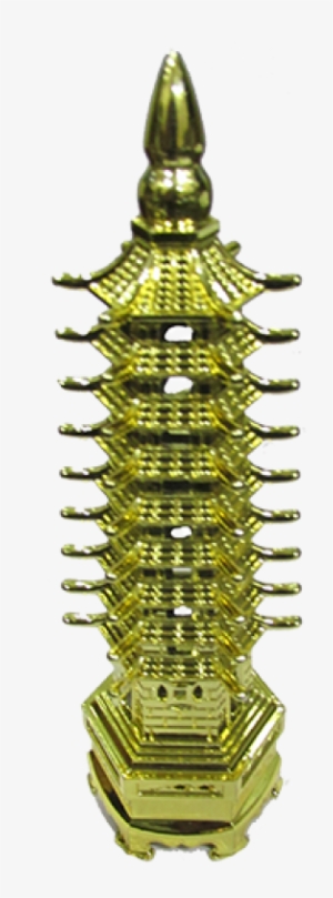 Feng Shui Metal Pagoda Gold - Education