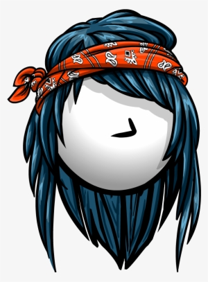 1433 Icon - Club Penguin Bandana Hair