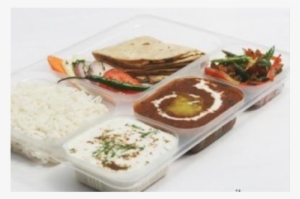 5 Compartment Thali With Lids