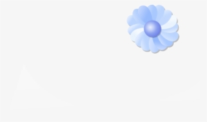 Free Vector Blue Flower Clip Art - Illustration