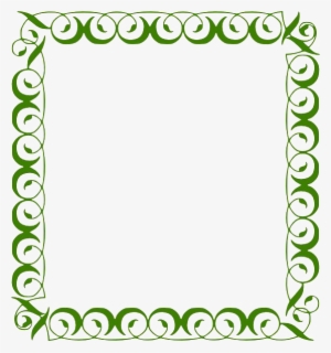 Lime Border Frame Transparent Background - Border Clip Art