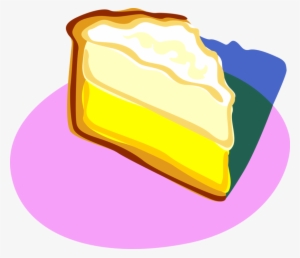 Vector Illustration Of Lemon Meringue Pie Dessert - Pie