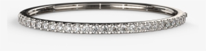 Hinged Diamond Bangle 2 Carat Version - Gold
