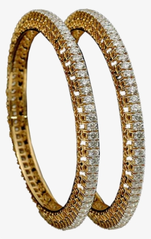 Single Line Diamond Bangle Design