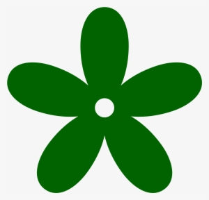Green Flower Clip Art - Pink Flower Clipart