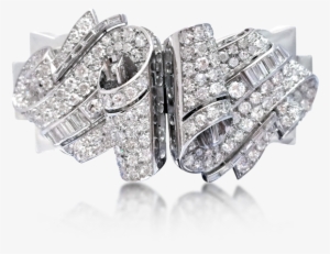 An Art Deco Diamond Bracelet - Bangle