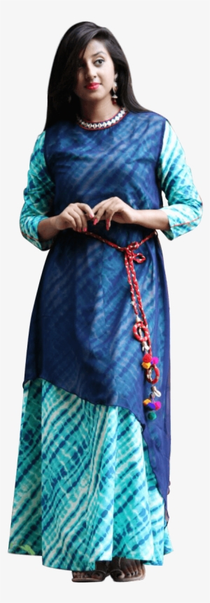 Long Straight Kurti - Silk