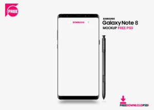 Samsung Note 8 Mockup - Note 8 Mockup Psd
