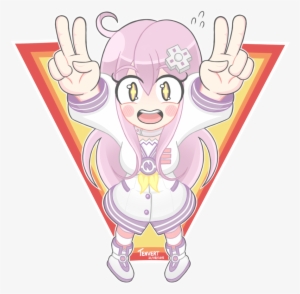 Cute Victory Sign Nepgear - Cartoon